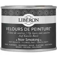 Liberon Velours De Peinture Muurverf - Mat - Noir Smoking - 0,125l