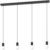 Eglo Hanglamp Nogalte Zwart 4xe27
