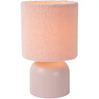 Lucide Tafellamp Woolly Roze ⌀16cm E14