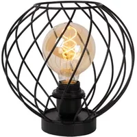 Lucide Tafellamp Danza Zwart ⌀25cm E27