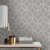 Vliesbehang Geo Textuur - Groen - 10,05m X 52cm