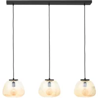 Brilliant Hanglamp Kaizen Amber 3xe27
