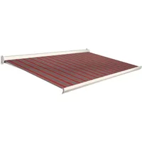 Domasol Knikarmscherm F10 - Crème - Doek D265 - Handmatig - Uv-bestendig - 450x250cm