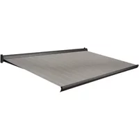 Domasol Knikarmscherm F10 - Antraciet - Doek D285 - Elektrisch - Eenvoudige Montage - 300x250cm