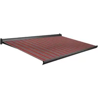 Domasol Knikarmscherm F10 - Antraciet - Doek D265 - Elektrisch - Eenvoudige Montage - 550x250cm