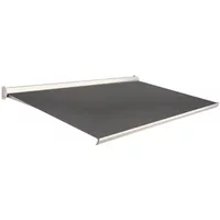 Domasol Knikarmscherm F10 - Crème - Doek D367 - Handmatig - Uv-bestendig - 350x300cm