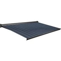 Domasol Knikarmscherm F10 - Antraciet - Doek D390 - Elektrisch - Eenvoudige Montage - 500x250cm
