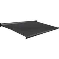 Domasol Knikarmscherm F10 - Antraciet - Doek D131 - Elektrisch - Uv-bestendig - 350x300cm