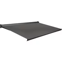 Domasol Knikarmscherm F10 - Antraciet - Doek D367 - Elektrisch - Uv-bestendig - 400x300cm
