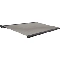 Domasol Knikarmscherm F20 - Antraciet - Doek D285 - Elektrisch - Uv-bestendig - 450x250cm