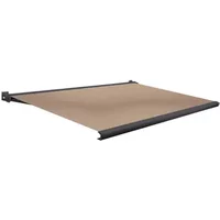 Domasol Knikarmscherm F20 - Antraciet - Doek D282 - Elektrisch - Uv-bestendig - Met Afstandsbediening - 350x300cm