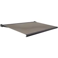 Domasol Knikarmscherm F20 - Antraciet - Doek D293 - Elektrisch - Uv-bestendig - 500x300cm