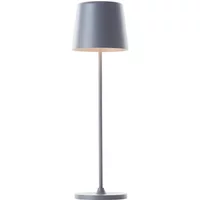 Brilliant Tafellamp Kaami - Grijs - Diameter 10cm - 2w - Usb