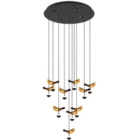 Eglo Stars Of Light Design Hanglamp Dracera - Zwart - Warm Wit - 10x12,3w