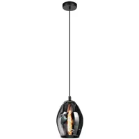 Eglo Hanglamp Almagro Zwart ⌀19cm E27