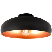Eglo Plafondlamp Mogano Zwart Koper ⌀40cm E27