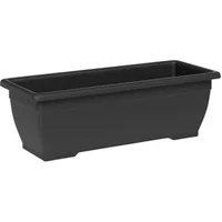 Plantenbak Nara Kunststof Zwart 80x20x16cm