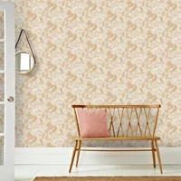 Vliesbehang Friends & Coffee 16675 - Beige - Metallic Lichtgoud - 10,05m X 53cm