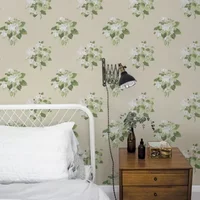 Vliesbehang Secret Garden G78500 - Grijs-beige - Groen - Grijs - Offwhite - 10,00m X 53cm