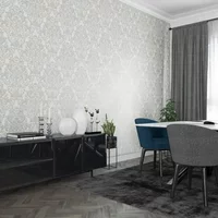 Vliesbehang Assorti 2022-2024 32602 - Heel Licht Grijs - Lichtzilver - 10,05m X 53cm