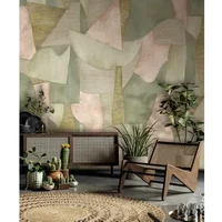 Fotobehang Abstract Smart Art Gallery 47392 - Groen - Beige - Olijf - Grijs-groen - 2,70m X 424cm
