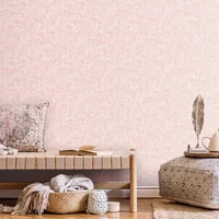 Vliesbehang Secret Garden G78511 - Roze - Offwhite - 10,00m X 53cm