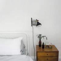 Vliesbehang Secret Garden G78513 - Lichtgrijs - Wit - 10,00m X 53cm