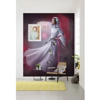 Komar Fotobehang Star Wars Leia - Meerkleurig - 2,50m X 200cm