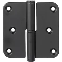 Cando Scharnier Tiel - Zwart - Links - 76x76mm