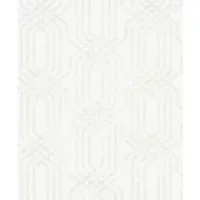 Vliesbehang Klassiek Grafisch Patroon - Ecru - Lichtgrijs - 10,05m X 53cm