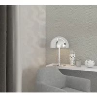 Vliesbehang Sisal Ruit Weefsel - Lichtgrijs Met Een Zweem Groen - 10,05m X 53cm