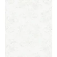 Vliesbehang Klassieke Ornamenten - Wit - Heel Licht Grijs - 10,05m X 53cm