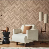 Vliesbehang Textura - Naturel - Zalm - Beige - Lichtbruin - Oranje - 10,05m X 53cm