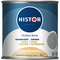 Histor Perfect Base Grondverf Hout Binnen Grijs 250ml