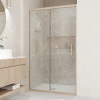 Aurlane Japandi - Douche Schuifdeur - 120x200 - Rond Patroon