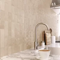 Wandtegel Nolita - Beige - Keramiek - 6,5x20 Cm - 0,36 M²