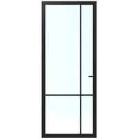 Cando Binnendeur Elegant Original Ac04 - Grafietzwart - Gelakt - Opdek - Links - 88x231,5cm
