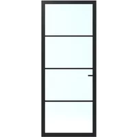 Cando Binnendeur Elegant Original Ac03 - Grafietzwart - Gelakt - Opdek - Rechts - 83x201,5cm