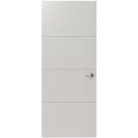 Cando Binnendeur Schuifdeur Groove Original Ba01 - Zuiver Wit - Gelakt - Stomp - 88x231,5cm