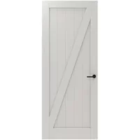 Cando Binnendeur Panel Barn 2a04 - Wit - Gegrond - Stomp - 83x231,5cm