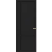 Cando Binnendeur Elegant Original 1a06 - Grafietzwart - Gegrond - Opdek - Rechts - 73x201,5cm