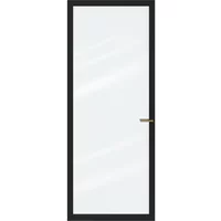 Cando Binnendeur Elegant Original 1c01 - Grafietzwart - Gegrond - Opdek - Rechts - 88x211,5cm