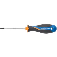 Dexter Schroevendraaier - Pozidriv Pz2 - 100mm - Softgrip