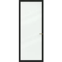 Cando Binnendeur Elegant Original 1d01 - Grafietzwart - Gegrond - Opdek - Rechts - 73x201,5cm