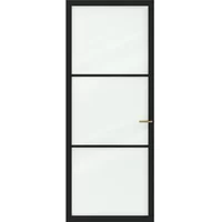 Cando Binnendeur Elegant Original 1d02 - Grafietzwart - Gegrond - Stomp - 83x211,5cm
