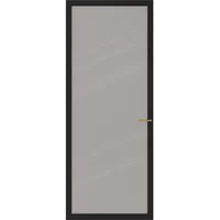 Cando Binnendeur Elegant Original 1e01 - Grafietzwart - Gegrond - Opdek - Links - 78x231,5cm