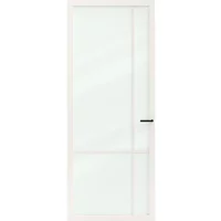 Cando Binnendeur Elegant Original 2d04 - Zuiver Wit - Gegrond - Opdek - Links - 78x211,5cm