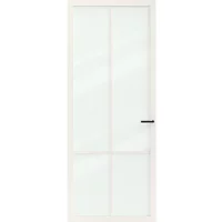 Cando Binnendeur Elegant Original 2d05 - Zuiver Wit - Gegrond - Opdek - Links - 83x211,5cm