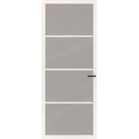 Cando Binnendeur Elegant Original 2e03 - Zuiver Wit - Gegrond - Opdek - Links - 78x231,5cm