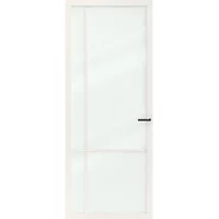 Cando Binnendeur Elegant Original 2d06 - Zuiver Wit - Gegrond - Opdek - Links - 88x201,5cm